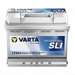 Акумулатор VARTA LFS60 PROFESSIONAL SLI 60Ah/540A R+ – акумулатор за кемпери, лодки, яхти