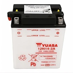 Акумулатор YUASA CONVENTIONAL 14.7Ah/125A R+