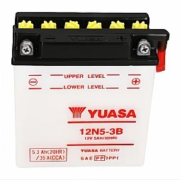 Акумулатор YUASA CONVENTIONAL 5.3Ah/35A R+