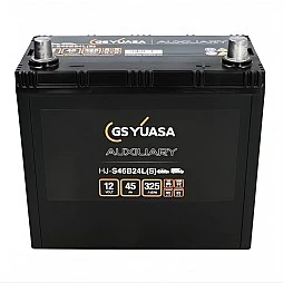 Акумулатор YUASA AUXILIARY 45Ah/325A R+ JIS