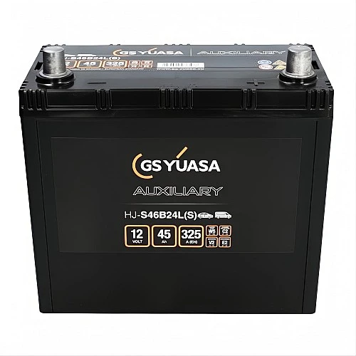 Акумулатор YUASA AUXILIARY 45Ah/325A R+ JIS