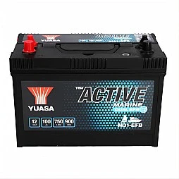 Акумулатор YUASA YBX ACTIVE MARINE DUAL EFB 100Ah/800A L+