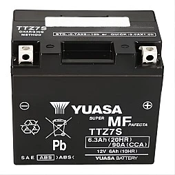 Акумулатор YUASA TTZ7S 6.3Ah/90A R+