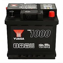Акумулатор YUASA YBX1000 CaCa 45Ah/380A R+