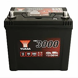 Акумулатор YUASA YBX3000 60Ah/500A L+ JIS
