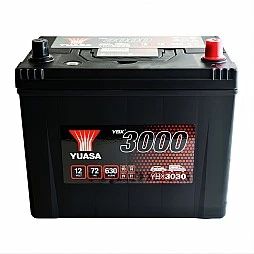 Акумулатор YUASA YBX3000 72Ah/630A R+ JIS