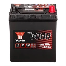 Акумулатор YUASA YBX3000 36Ah/330A R+ JIS