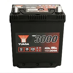Акумулатор YUASA YBX3000 36Ah/330A R+ JIS