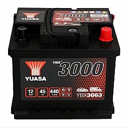 Акумулатор YUASA YBX3000 45Ah/440A R+