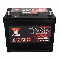 Акумулатор YUASA YBX3000 72Ah/630A L+ JIS