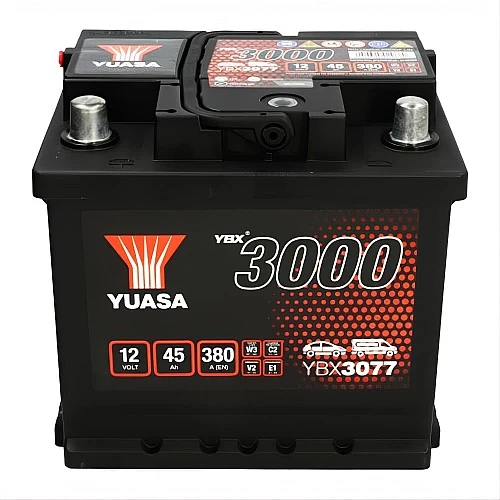 Акумулатор YUASA YBX3000 45Ah/380A L+
