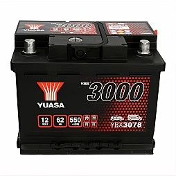 Акумулатор YUASA YBX3000 62Ah/550A L+