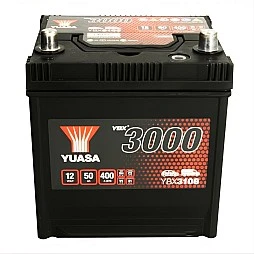 Акумулатор YUASA YBX3000 50Ah/400A R+ JIS