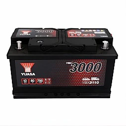 Акумулатор YUASA YBX3000 80Ah/760A R+