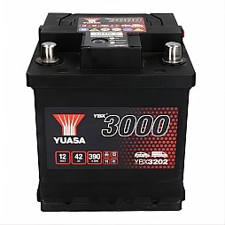 Акумулатор YUASA YBX3000 42Ah/390A R+