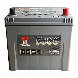 Акумулатор YUASA YBX5000 65Ah/580A R+ JIS