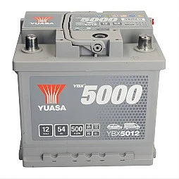Акумулатор YUASA YBX5000 54Ah/500A R+