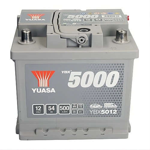 Акумулатор YUASA YBX5000 54Ah/500A R+
