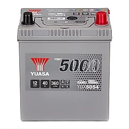 Акумулатор YUASA YBX5000 40Ah/360A R+ JIS