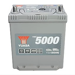 Акумулатор YUASA YBX5000 40Ah/360A R+ JIS