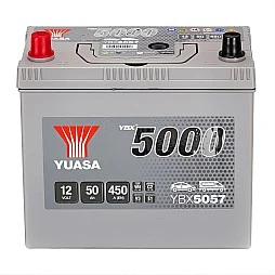 Акумулатор YUASA YBX5000 50Ah/450A L+ JIS
