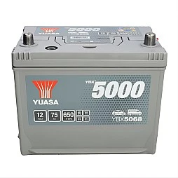 Акумулатор YUASA YBX5000 75Ah/650A R+ JIS
