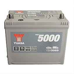 Акумулатор YUASA YBX5000 75Ah/650A L+ JIS