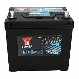 Акумулатор YUASA YBX7000 EFB 65Ah/620A R+ JIS