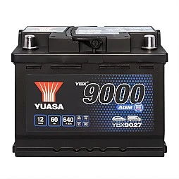 Акумулатор YUASA YBX9000 AGM 60Ah/640A R+