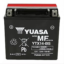 Акумулатор YUASA YTX14-BS 12.6Ah/210A L+