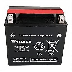 Акумулатор YUASA YTX14L-BS 12.6Ah/200A R+