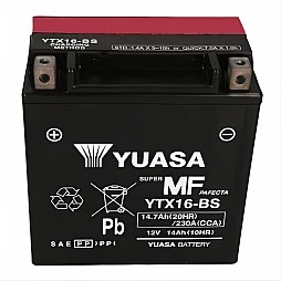 Акумулатор YUASA YTX16-BS 14.7Ah/230A L+