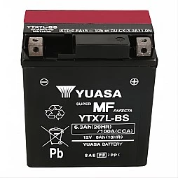 Акумулатор YUASA YTX7L-BS 6.3Ah/100A R+
