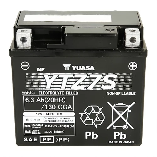 Акумулатор YUASA YTZ7S HIGH PERFORMANCE 6.3Ah/130A R+