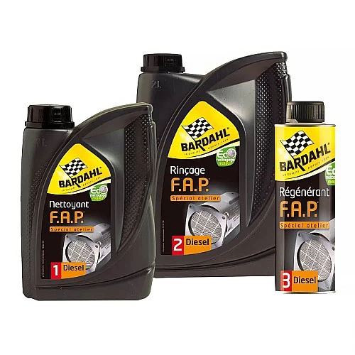 Bardahl три части за професионално почистване на DPF 300 мл.