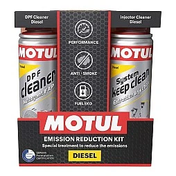 Motul Diesel Red Kit за почистване горивна и изпускателна с-ма 2x300 мл.