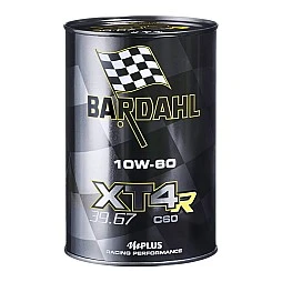 Bardahl XT4-R 39.67 10W60 синтетично масло за 4T мотоциклети, разработено за спортни и високонадеждни двигатели.