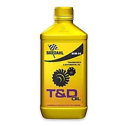 Масло BARDAHL T&D SYNTETHIC OIL 80W90 1 литър