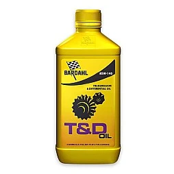Масло BARDAHL T&D SYNTETHIC OIL 85W140 1 литър