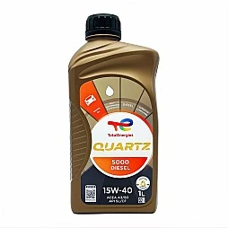 Масло TOTAL QUARTZ 5000 DIESEL 15W40 1 литър