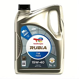 Масло TOTAL RUBIA TIR 7400 15W40 5 литра