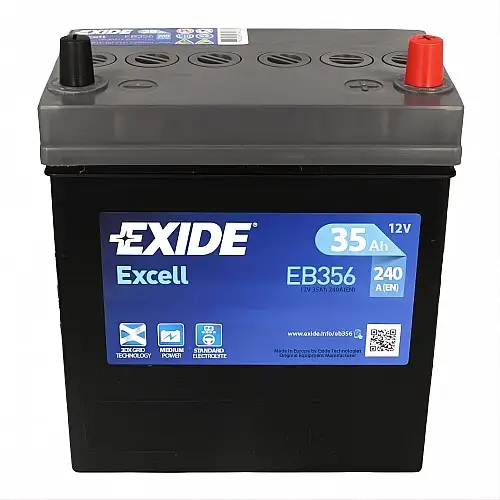 Акумулатор EXIDE EXCELL 35Ah/240A R+ JIS