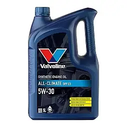 Масло VALVOLINE ALL CLIMATE DPF C3 5W30 5 литра