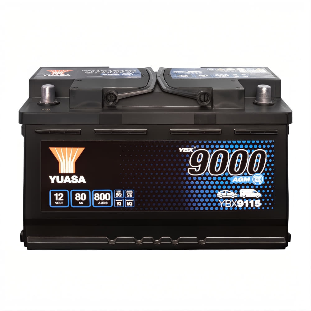  YUASA YBX9000 AGM 80Ah 800A R 